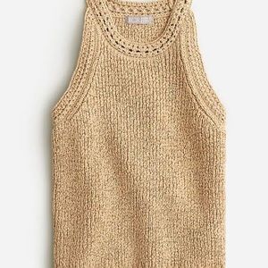 JCrew high neck Pointelle Sweater Tank